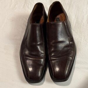 Johnston & Murphy Dark Brown Leather Loafers